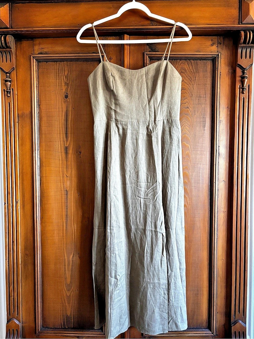 Reformation Barrafina Linen Maxi Dress Size 4 NWT